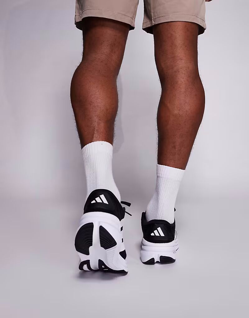 Кроссовки Adidas Running Adistar 4 в черно-белом цвете — фото 2