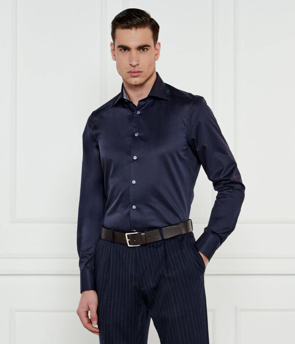 

Рубашка Stenströms Slim Fit, синий / голубой