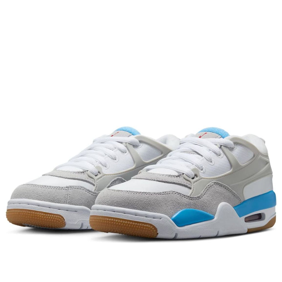 Кроссовки (GS) Air Jordan 4 RM 'White Blue Neutral Grey', белый — фото 3