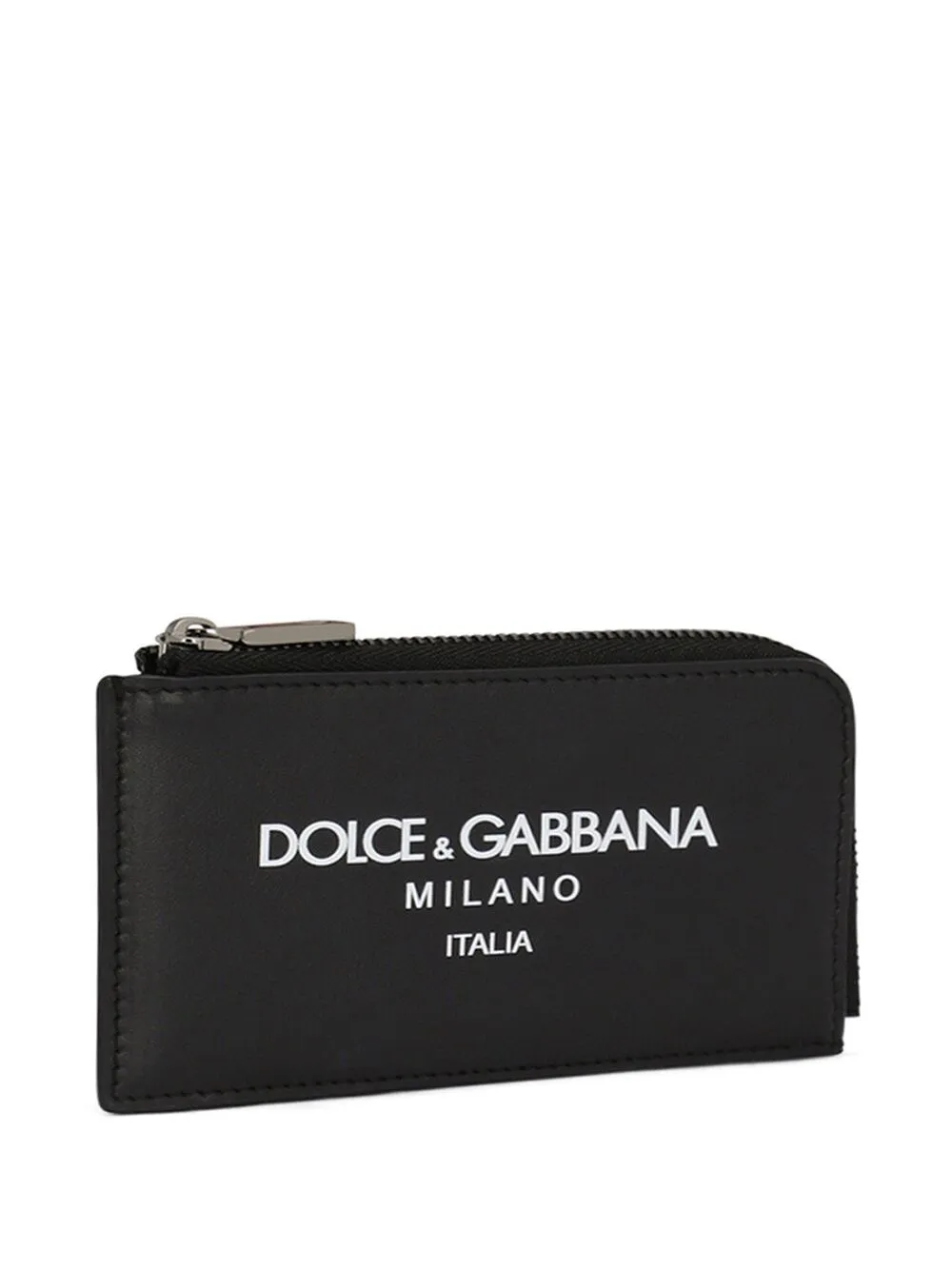 Кошелек с круговой молнией и логотипом DOLCE & GABBANA, черный — фото 3