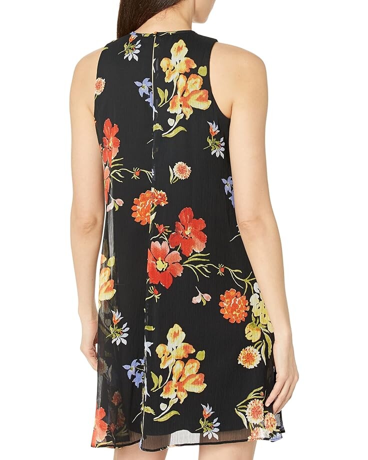 

Платье Calvin Klein Chiffon Print Sleeveless Shift Dress, цвет Golden Multi