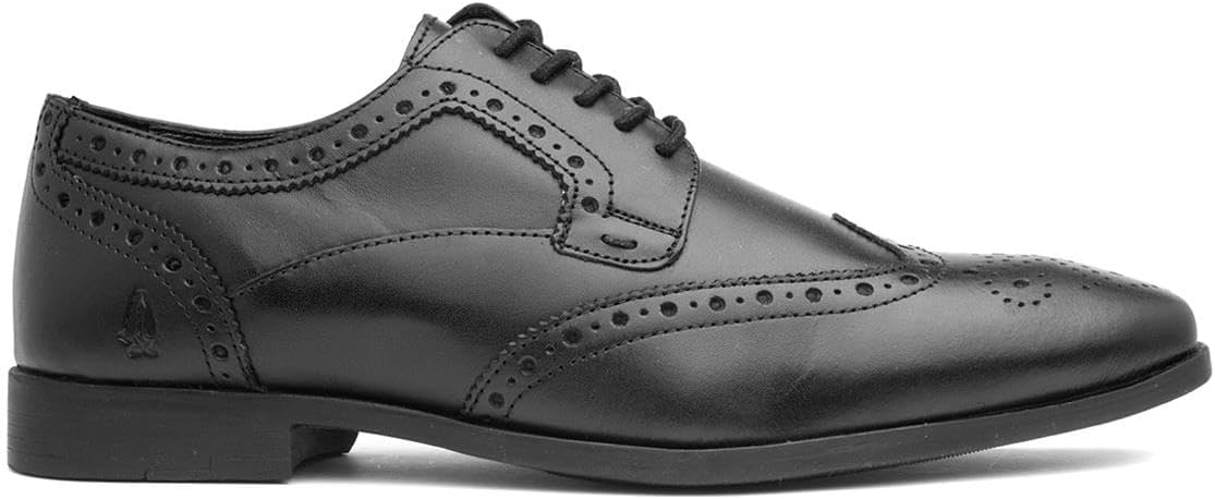 Туфли Hush Puppies Men's Elliot Brogue School Uniform Shoe, черный — фото 2