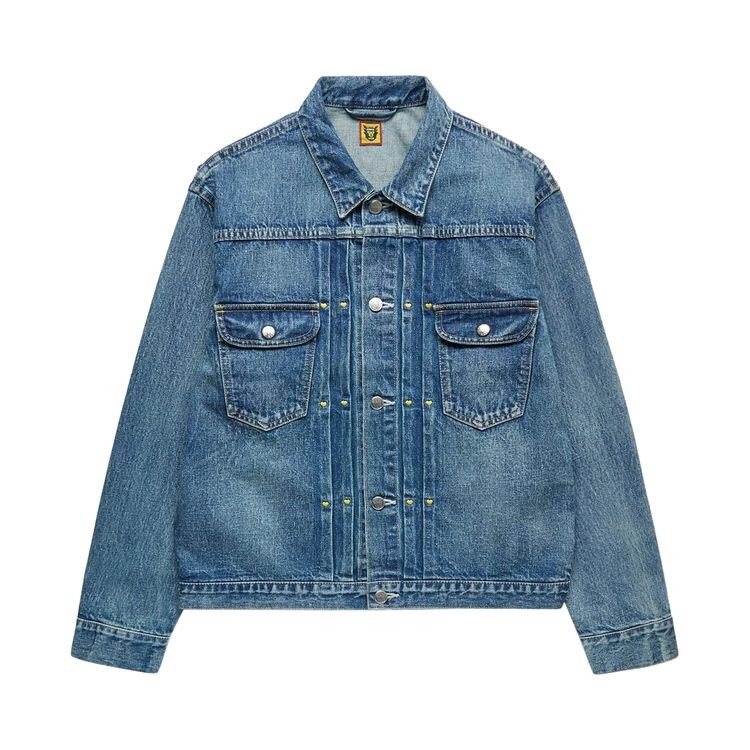 

Куртка Human Made Denim Work Jacket Indigo, синий