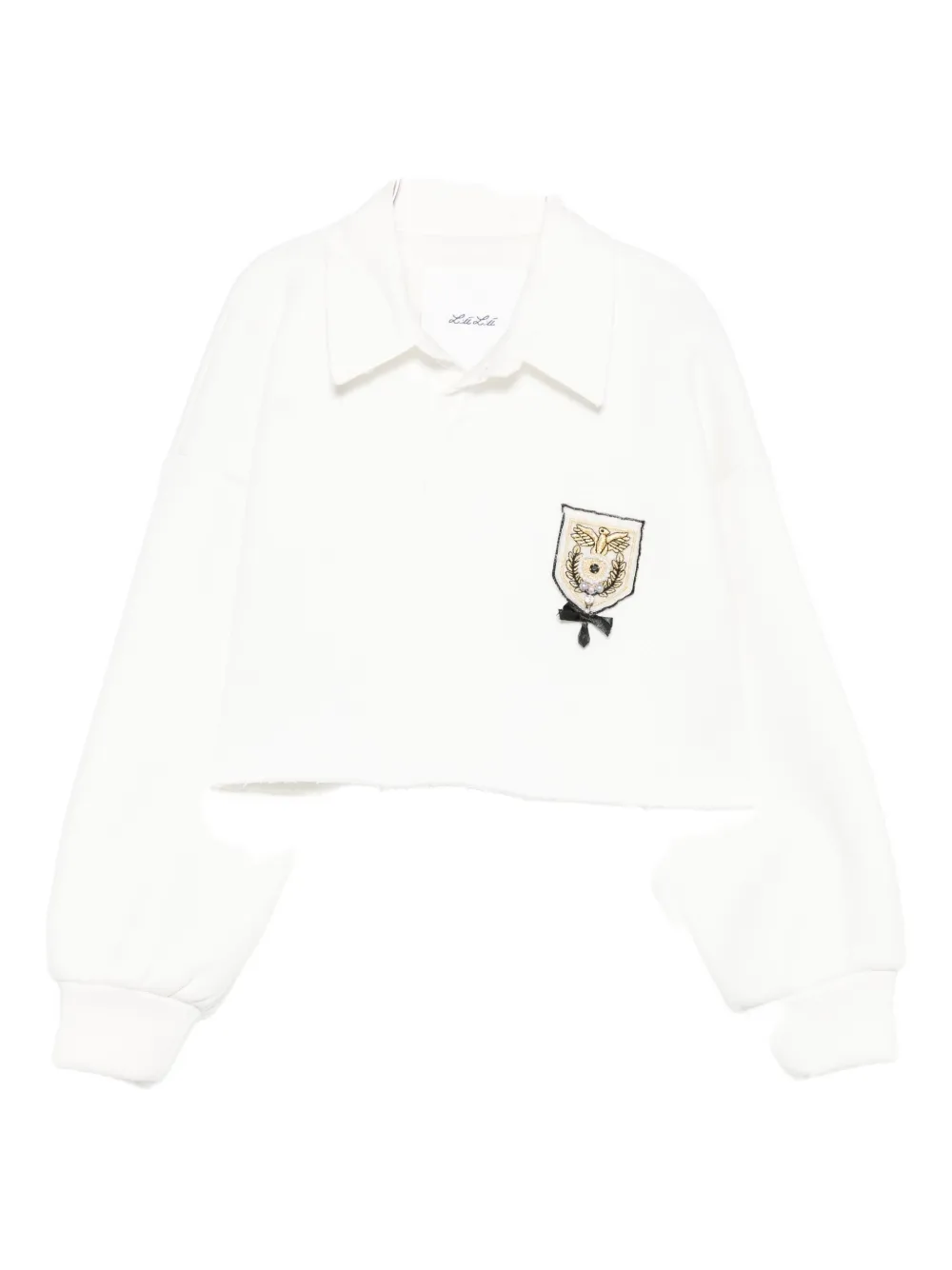 

Хлопковое поло Miss Grant Kids, белый