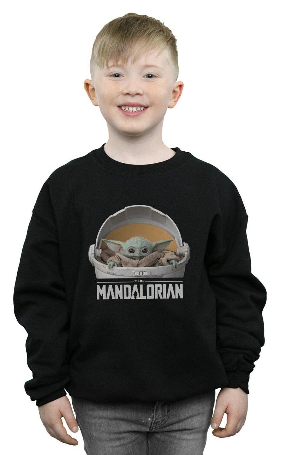 

Толстовка The Mandalorian The Child Pod Star Wars, черный