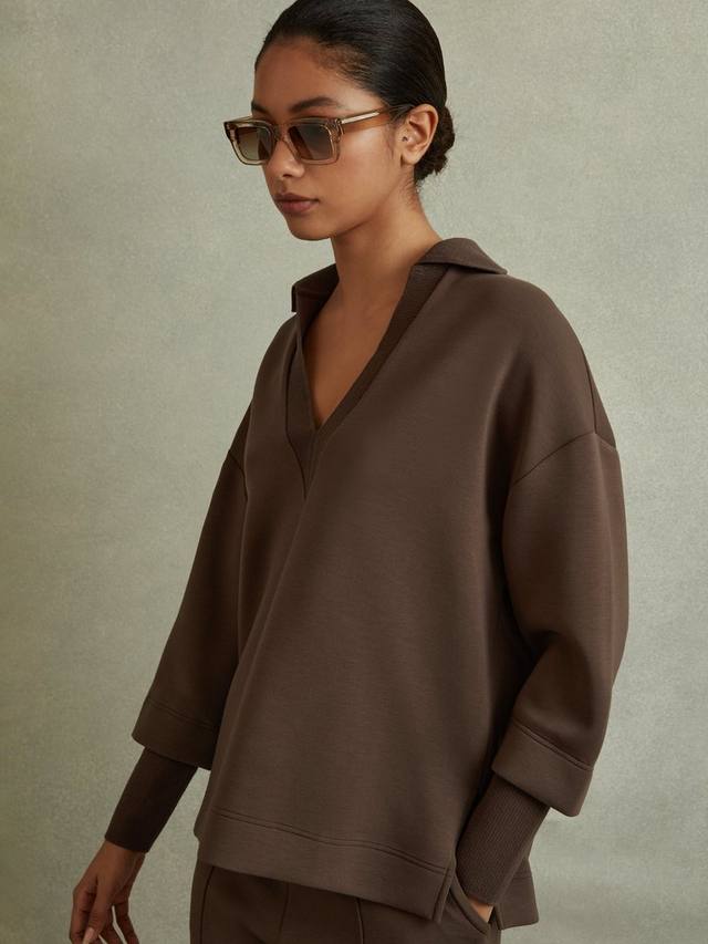 

Берни водолазка Reiss, Chocolate