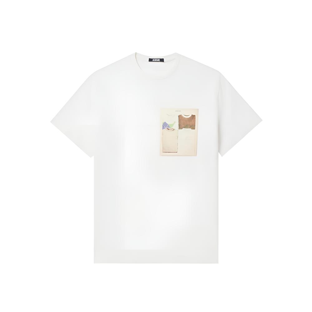 

Футболка с принтом для мужчин Jacquemus, белый