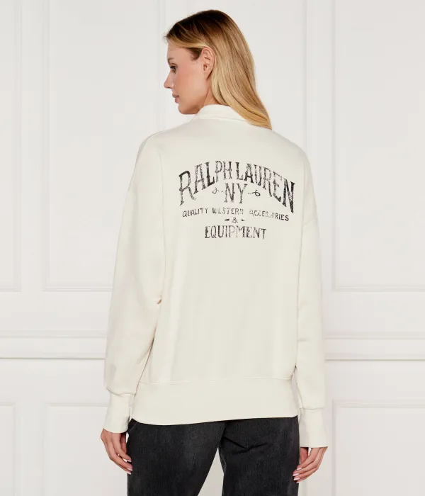 Футболка поло Loose fit Polo Ralph Lauren, бежевый — фото 3