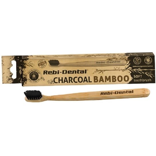 

Зубная щетка Premium Soft Charcoal Bamboo M62, Rebi-Dental