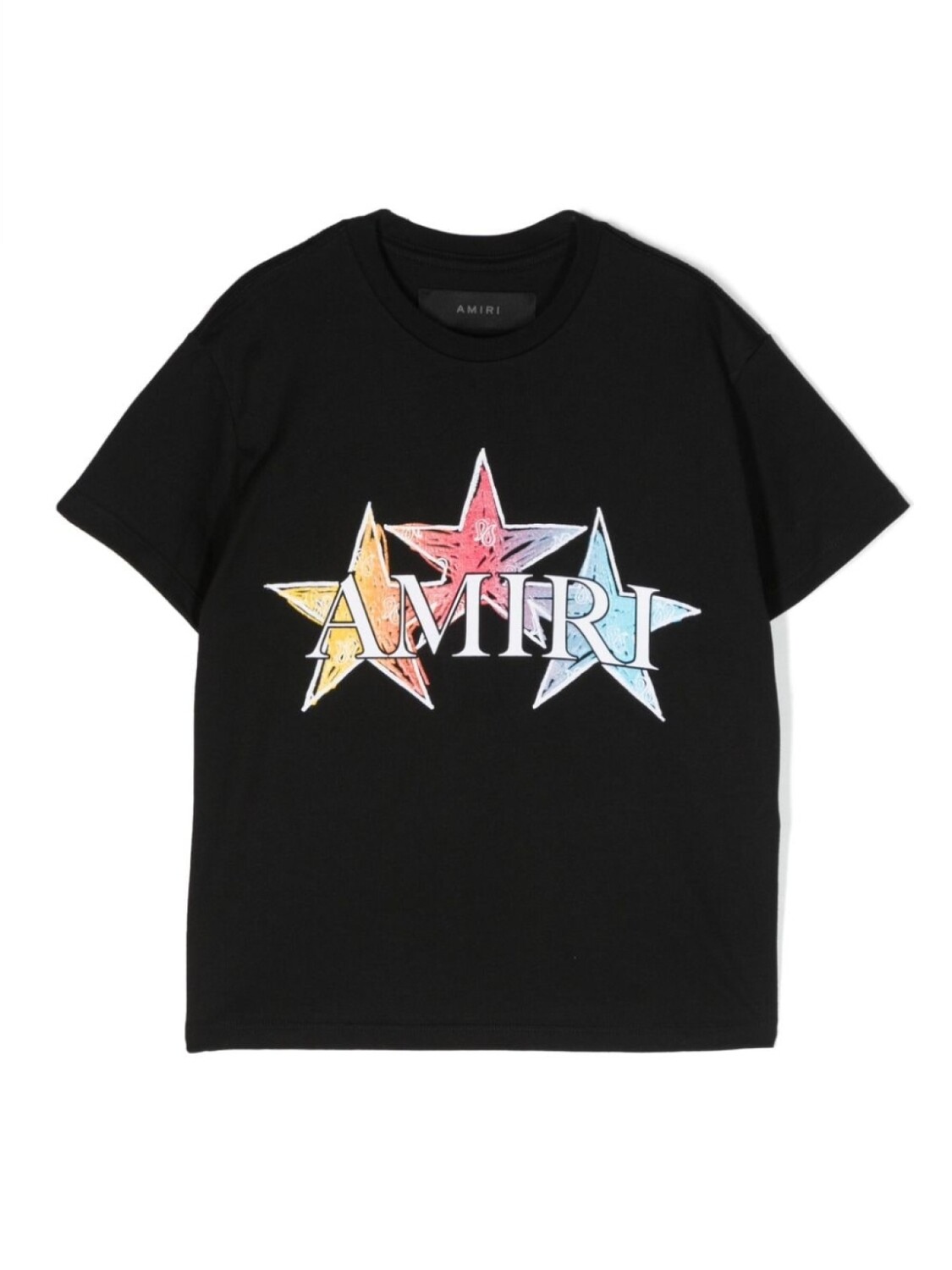 

AMIRI KIDS футболка Stars с логотипом, черный