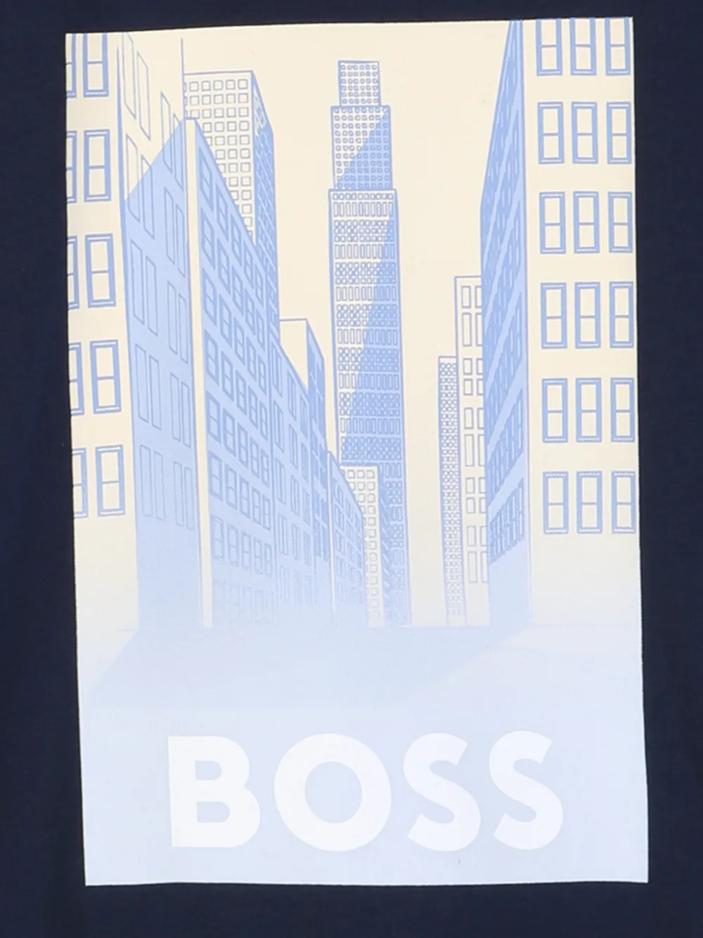 Футболка с графичным принтом Boss Kidswear, синий — фото 3