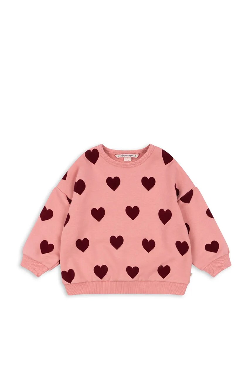 

Детская толстовка LOU SWEAT SHIRT OCS Konges Sløjd, розовый