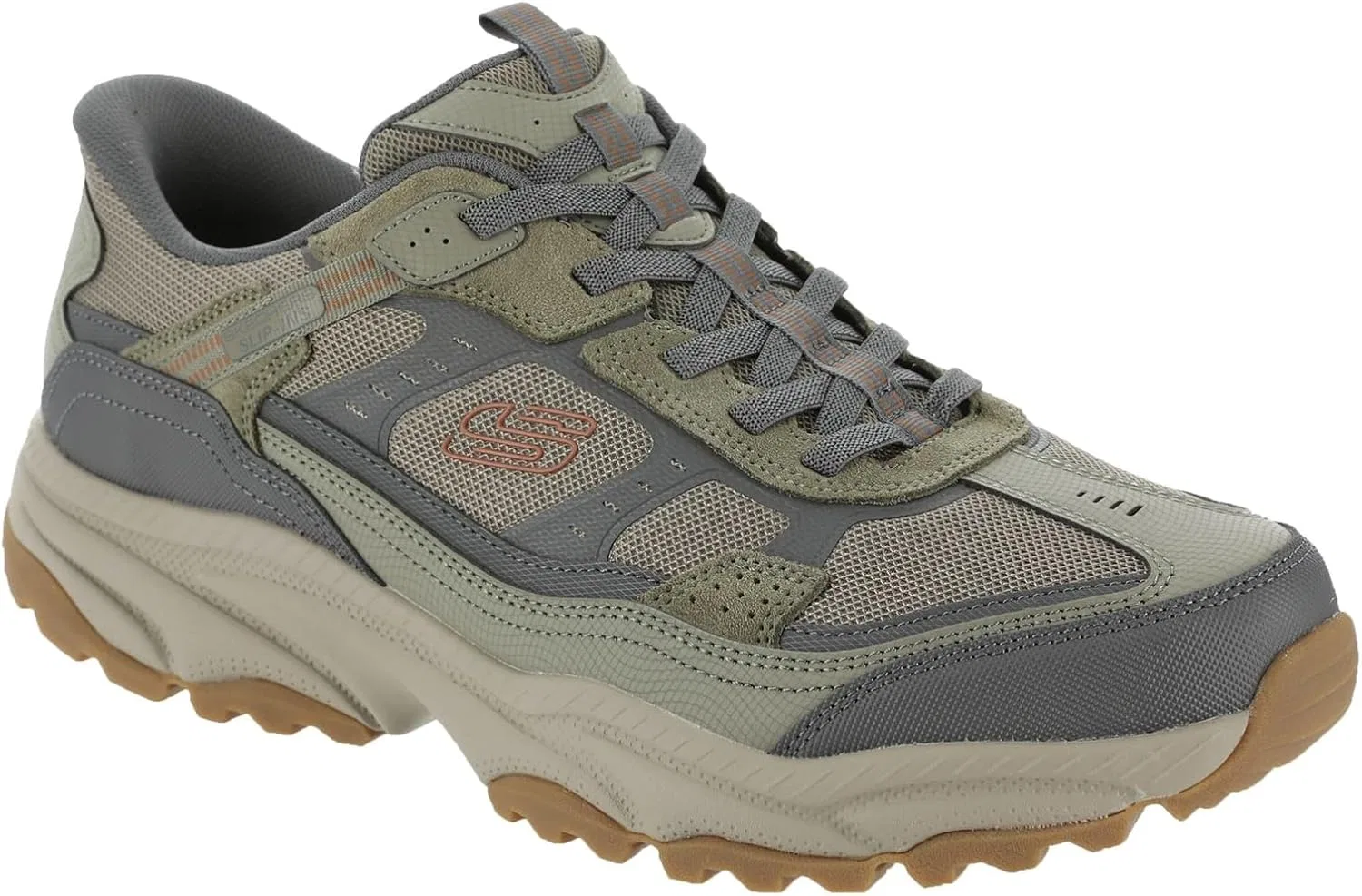 Мужские слипоны Skechers Vigor, Olive Grey
