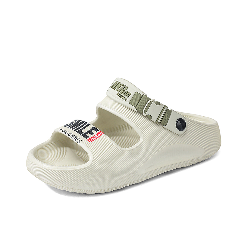 NANJIREN Пляжные сандалии мужские чёрные/хаки, цвет Khaki — фото 3