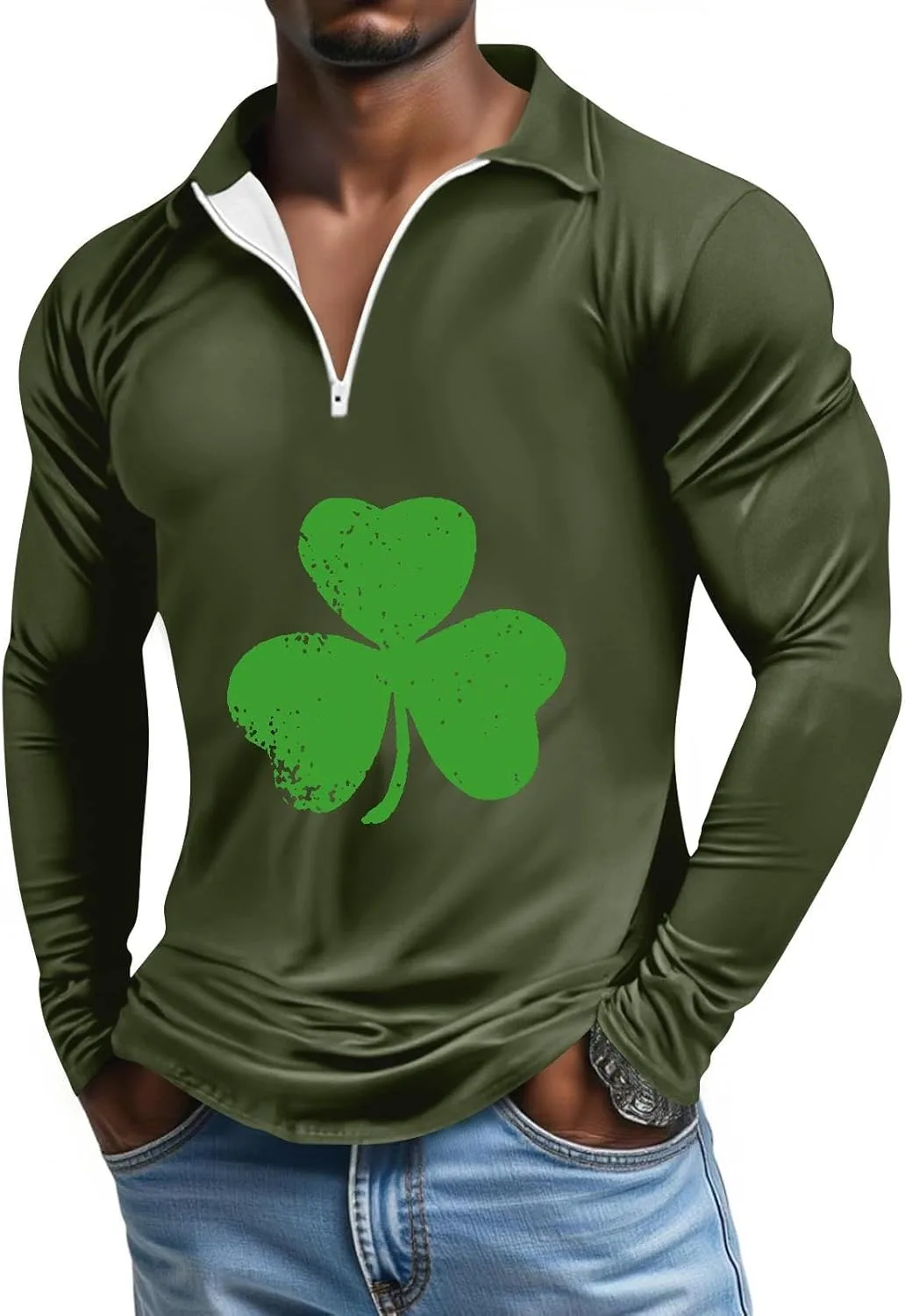 

Футболка St Patricks Day мужская с длинным рукавом