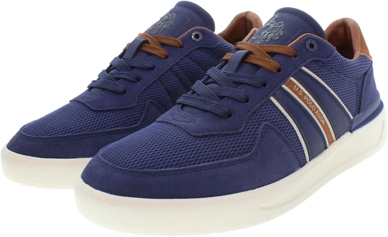 Кроссовки мужские из замши, US Polo Assn. NATE001M4MS1 U.S.POLO ASSN., Blue — фото 3
