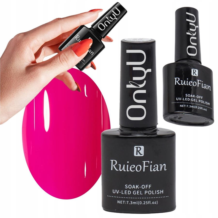 

РОЗОВЫЙ ЛАК ДЛЯ НОГТЕЙ ГИБРИДНЫЙ С ГЛЯНЦЕВЫМ УФ-ПОЛИРОВКОЙ OnlyU PINK/L021