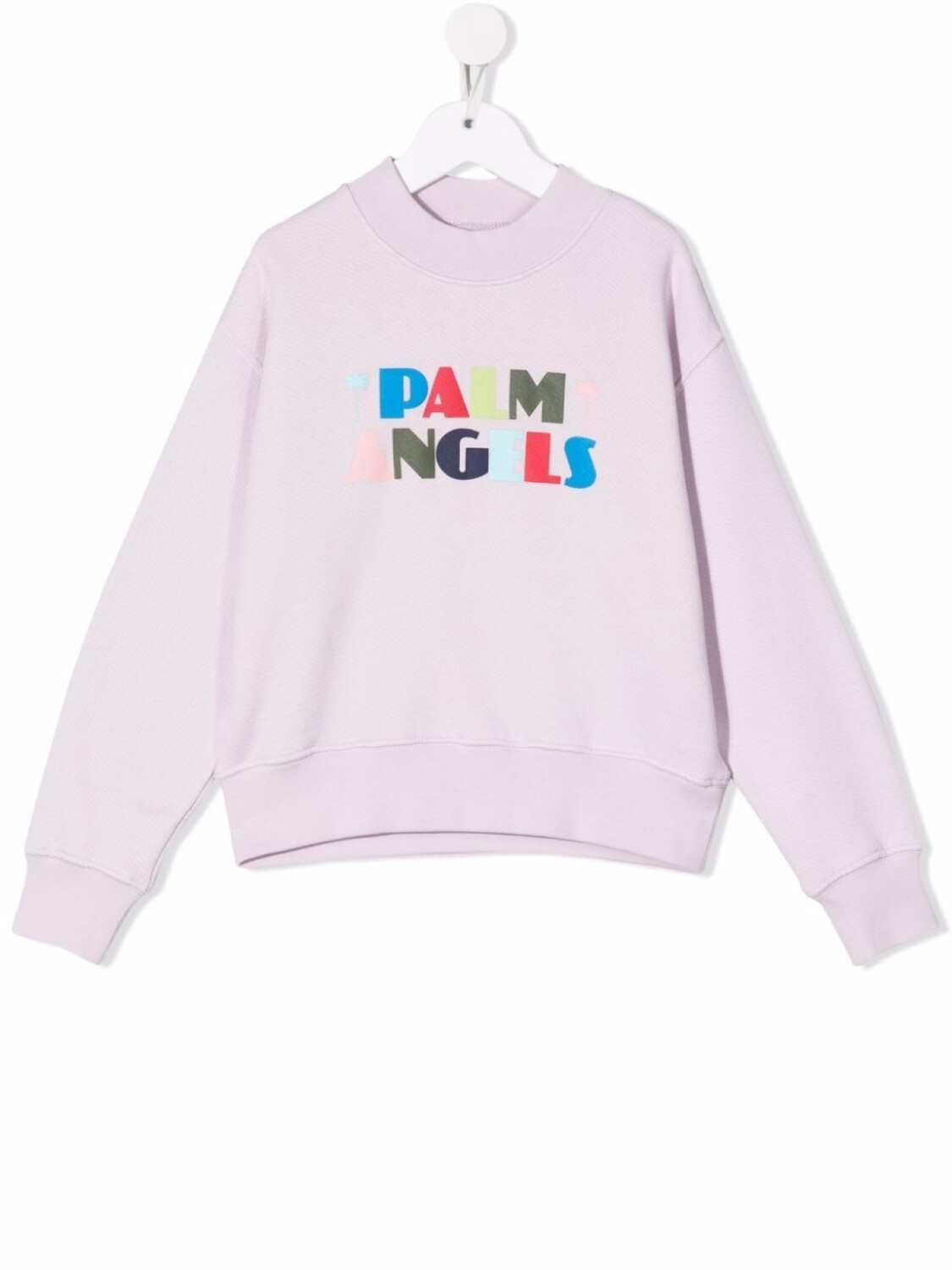 

Palm Angels Kids толстовка с логотипом, фиолетовый
