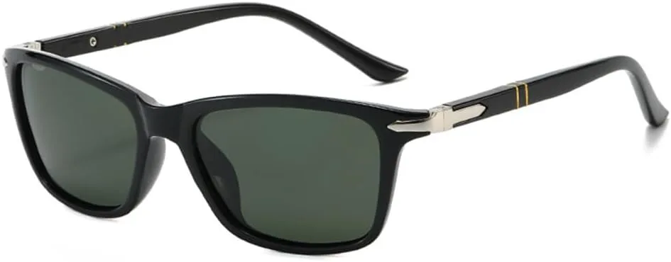 

прямоугольные поляризованные солнцезащитные очки с заклепками для женщин и мужчин, для вождения на открытом воздухе, с защитой от УФ-излучения HDUBFY, 3