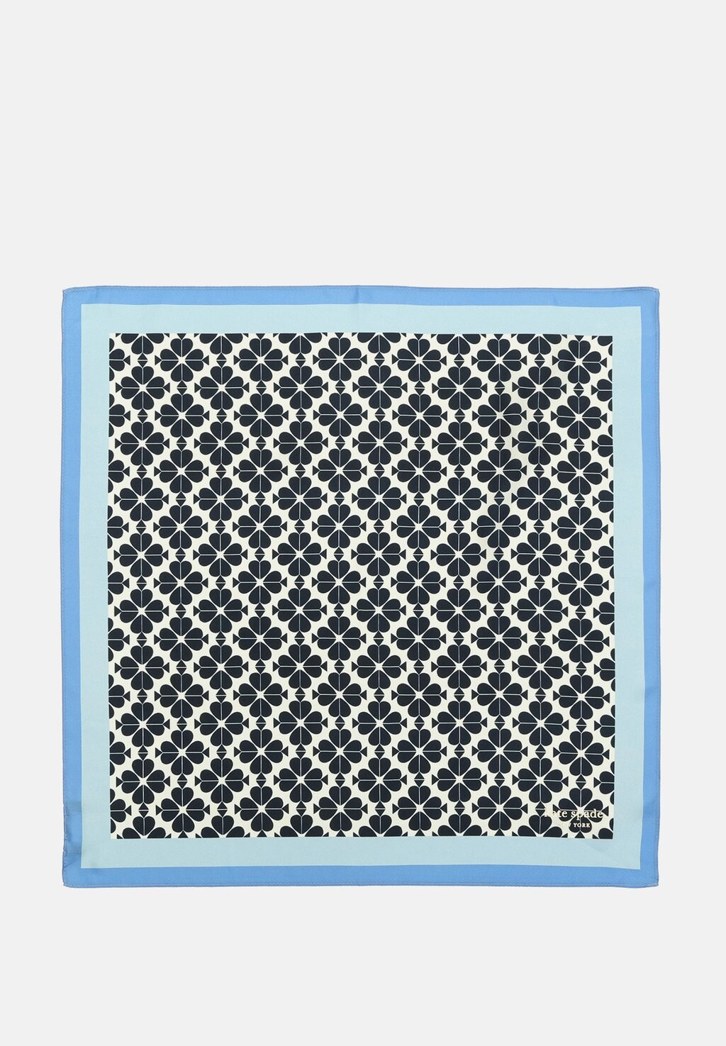 

Шелковый шарф Flower kate spade new york, синий