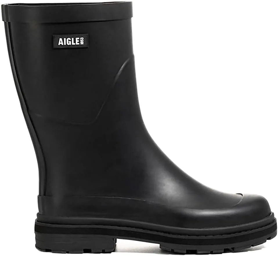 Мужские резиновые сапоги Aigle Mid Rain M, черный — фото 3