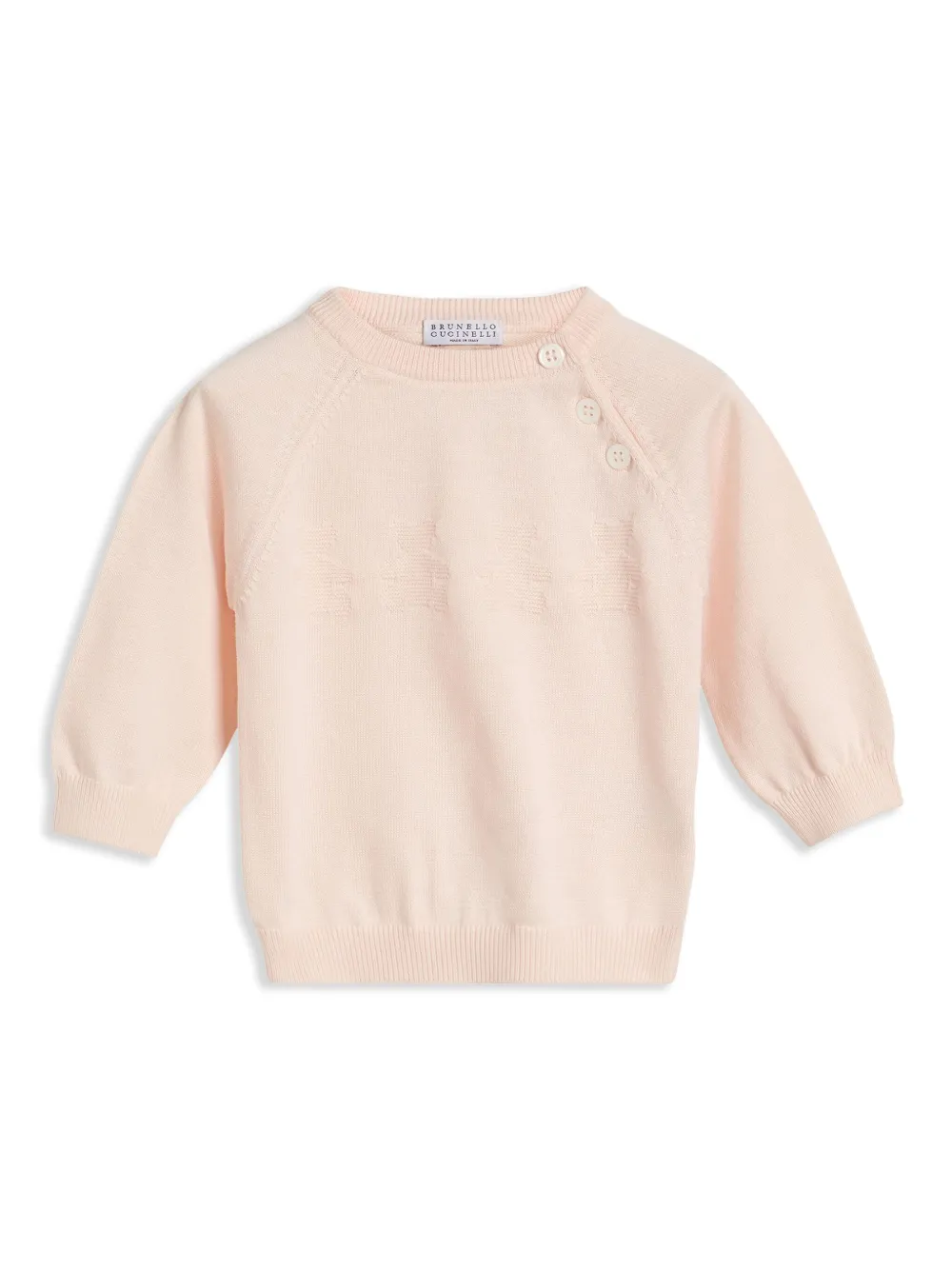 

Джемпер Bernie Brunello Cucinelli Kids, розовый