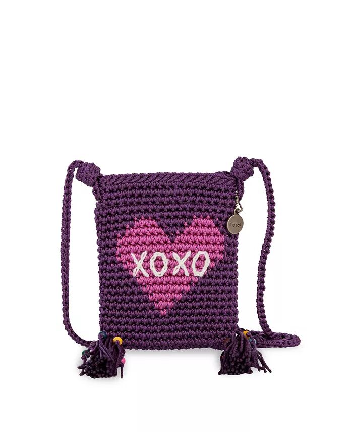 

Сумка через плечо Demi Crochet Mini The Sak, фиолетовый