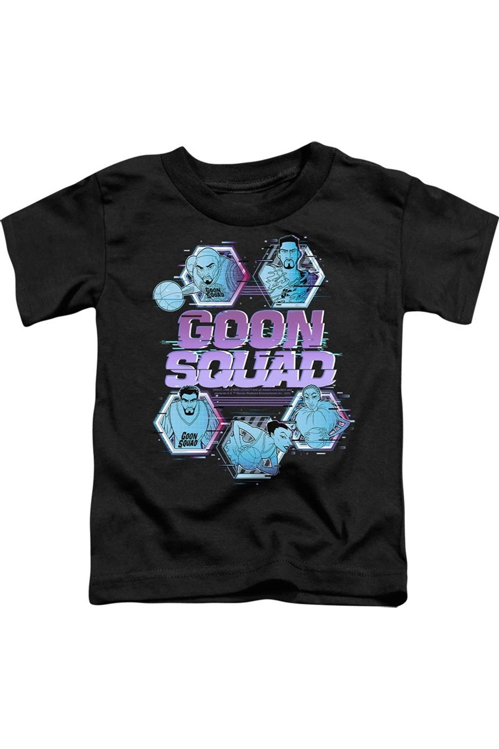 

Футболка с коротким рукавом Space Jam 2 Goon Squad Tech для малышей Gildan, черный