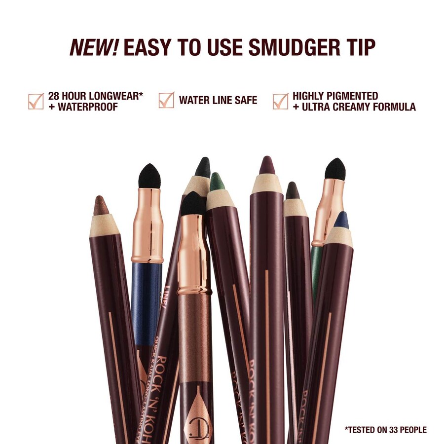 Стойкий карандаш для подводки глаз Rock 'N' Kohl Charlotte Tilbury, 0.04 oz/1.2 ml, Barbarella Brown — фото 4