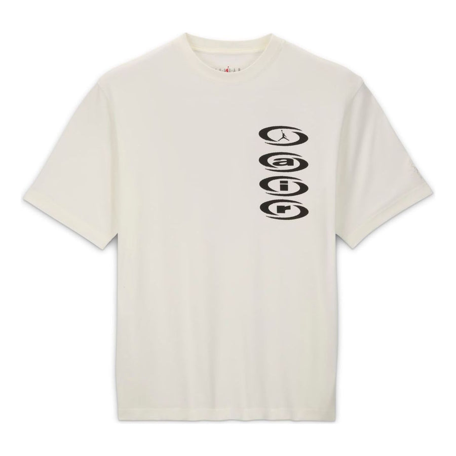 

Футболка Air Jordan x Travis Scott AIR T-Shirt Asia Sizing 'Sail', бежевый