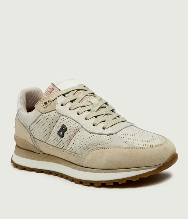 Кроссовки из кожи NEWPORT 4 C Bogner, бежевый