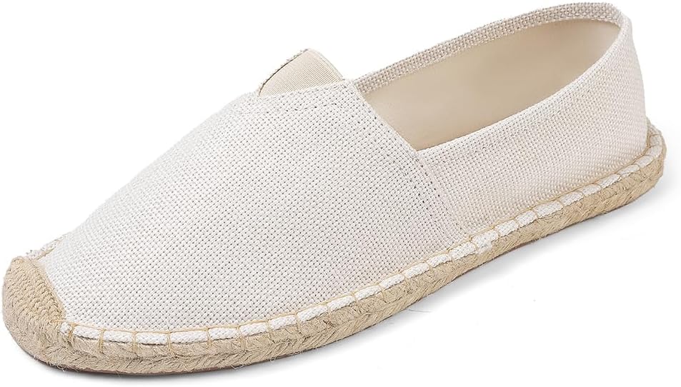 

Эспадрильи-лоферы на плоской подошве с закрытым носком из канвы для мужчин и женщин Mcronji, белый
