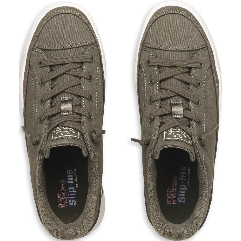 Кроссовки из парусины Slip-Ins Bobs Social Skechers, зеленый — фото 4