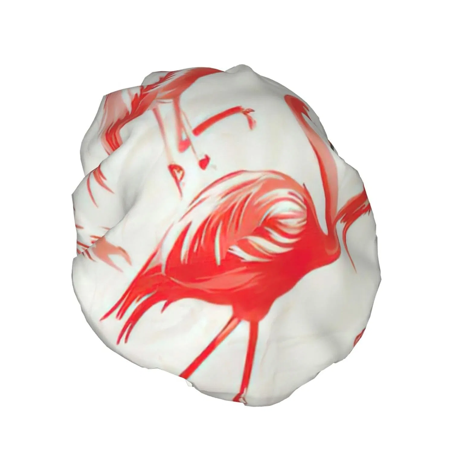 Шапочка для душа Flamingos, Kfjghhl, белая — фото 2