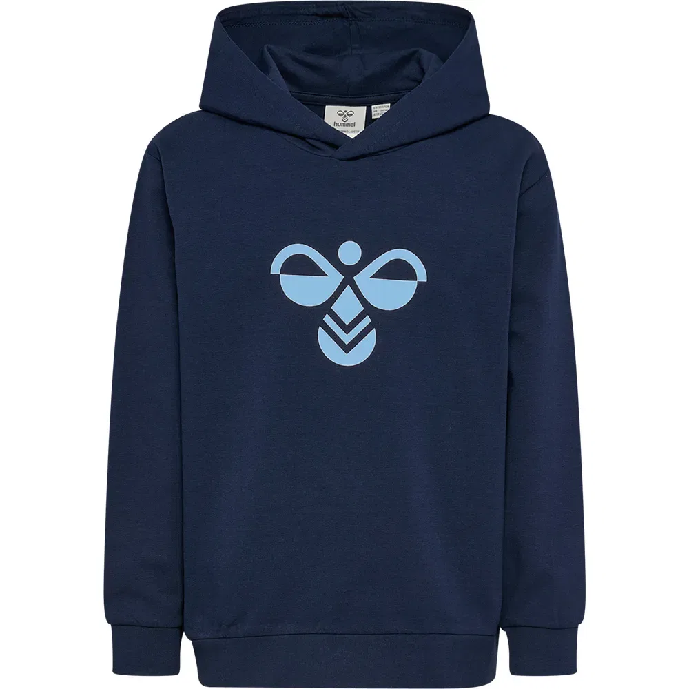 Детский свитшот для девочек с капюшоном Regular Tukas Hummel, Blue — фото 3