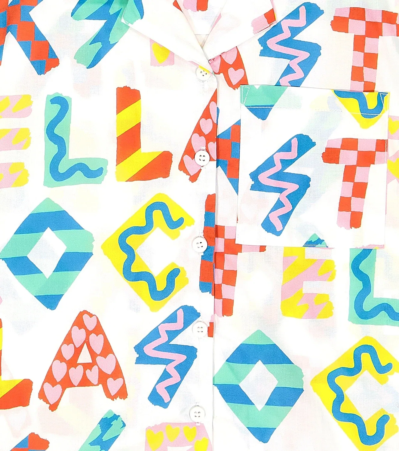 Рубашка из хлопка с принтом Stella Mccartney Kids, белый — фото 3