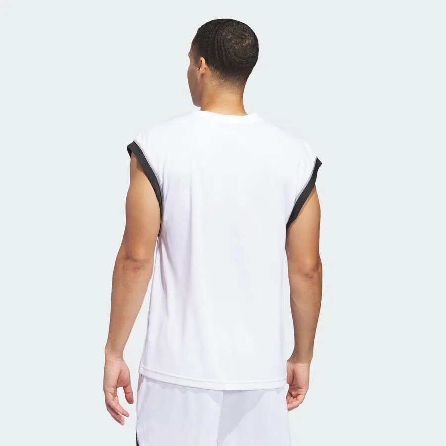 Спортивная футболка ADIDAS PERFORMANCE Performance Shirt 'All-World' белого цвета — фото 3