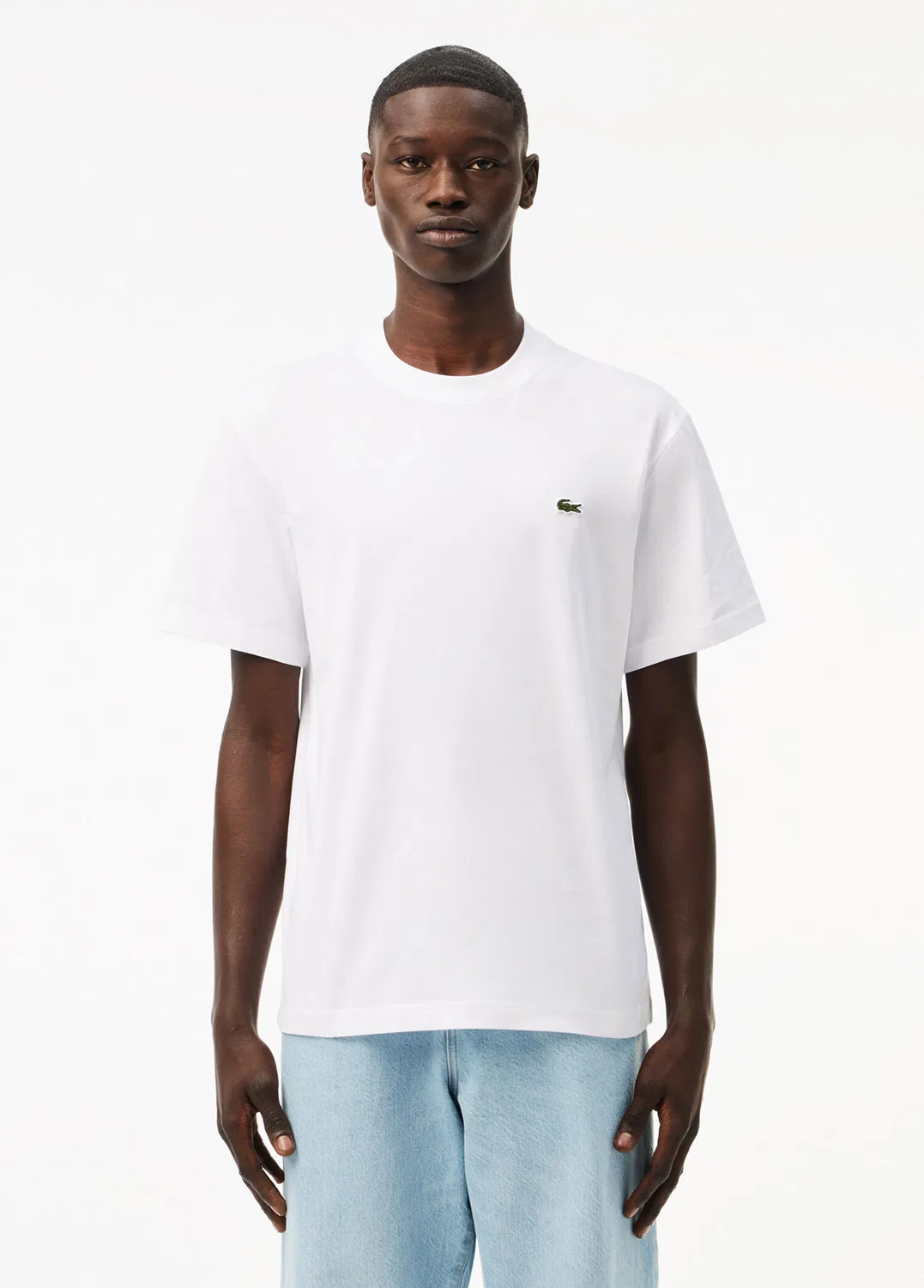 Футболка Lacoste Classic Fit, мужская, хлопок, белый