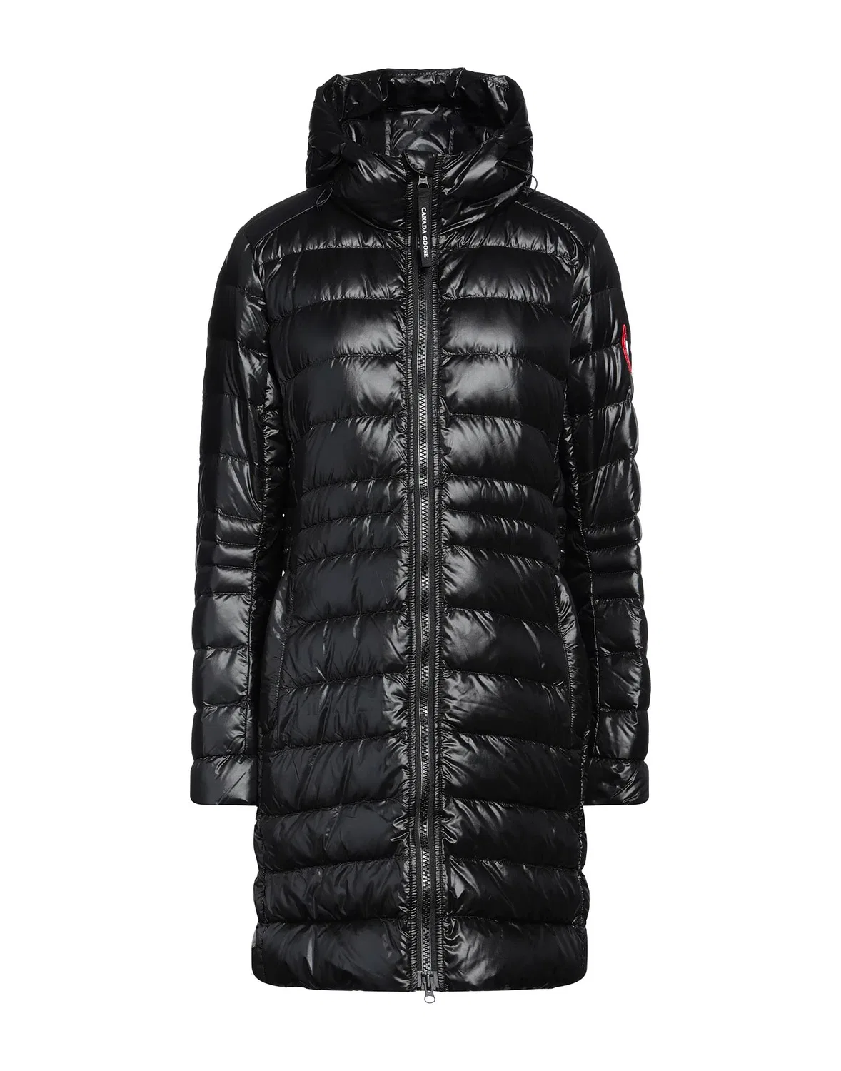 Женское пуховое пальто с капюшоном Canada Goose, черный