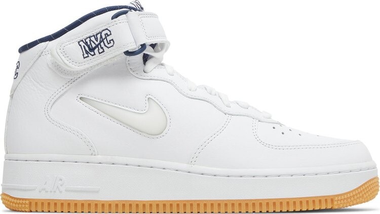 

Кроссовки Nike Air Force 1 Mid Jewel QS 'NYC - Yankees', белый