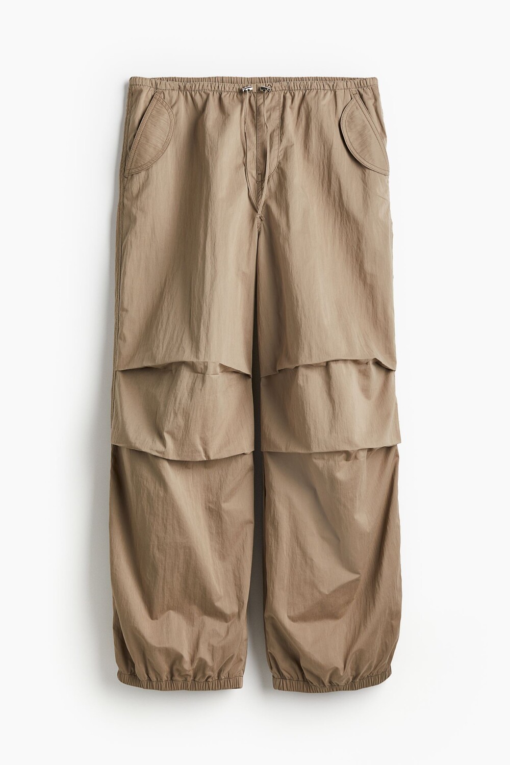 

Брюки H&M Parachute, бежевый