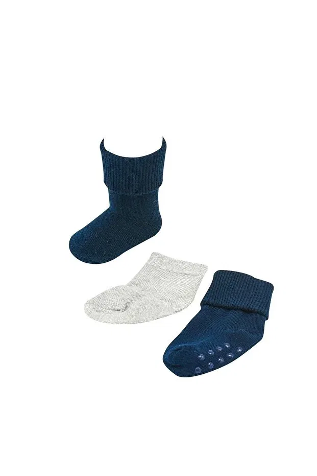 Детские носки для мальчиков антискользящие Katamino, Navy Blue