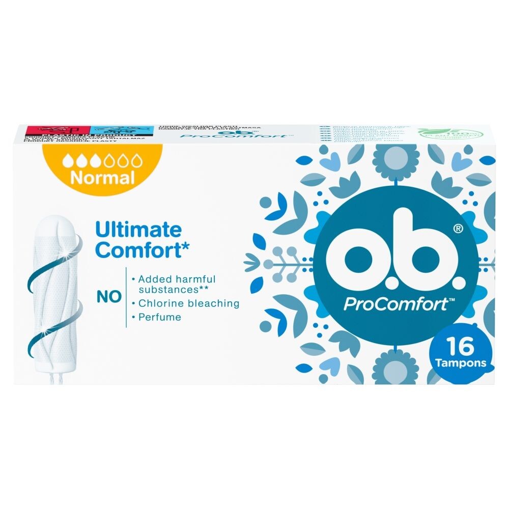 

O.B. ProComfort Normal гигиенические тампоны, 16 шт.