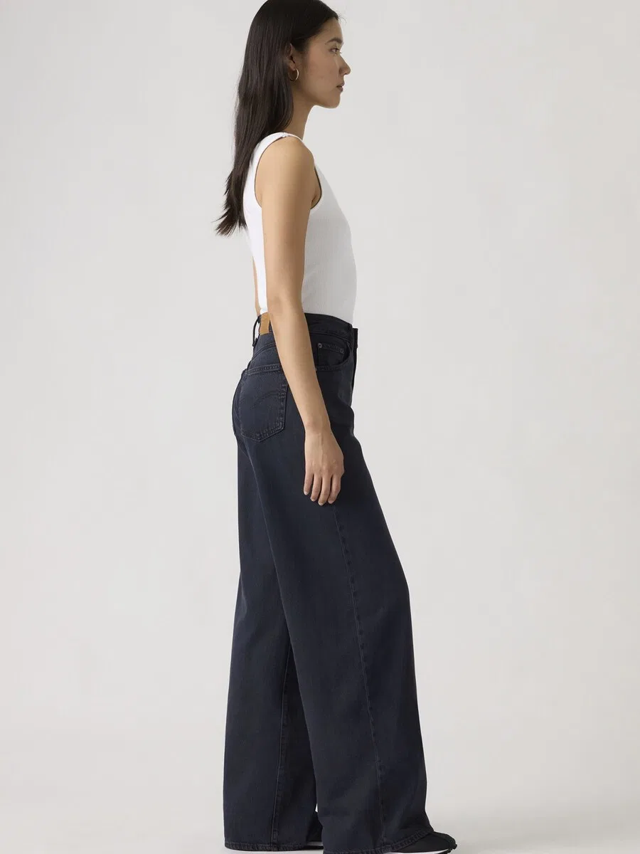 Джинсы LEVI'S Wide leg Jeans 'CINCH WIDE LEG' черного цвета — фото 4
