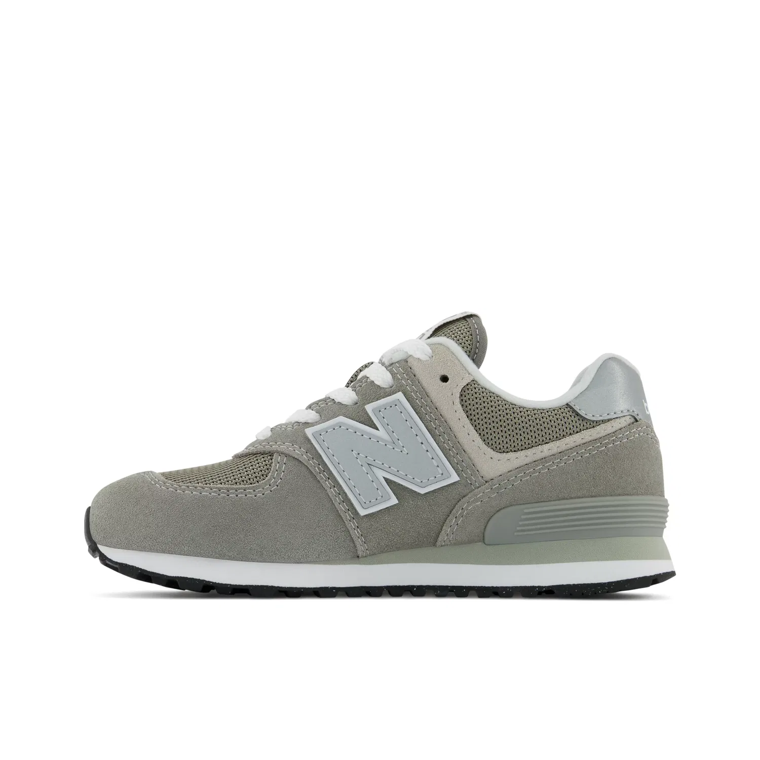 Детские кроссовки 574 Core Lace New Balance, Grey With White — фото 4