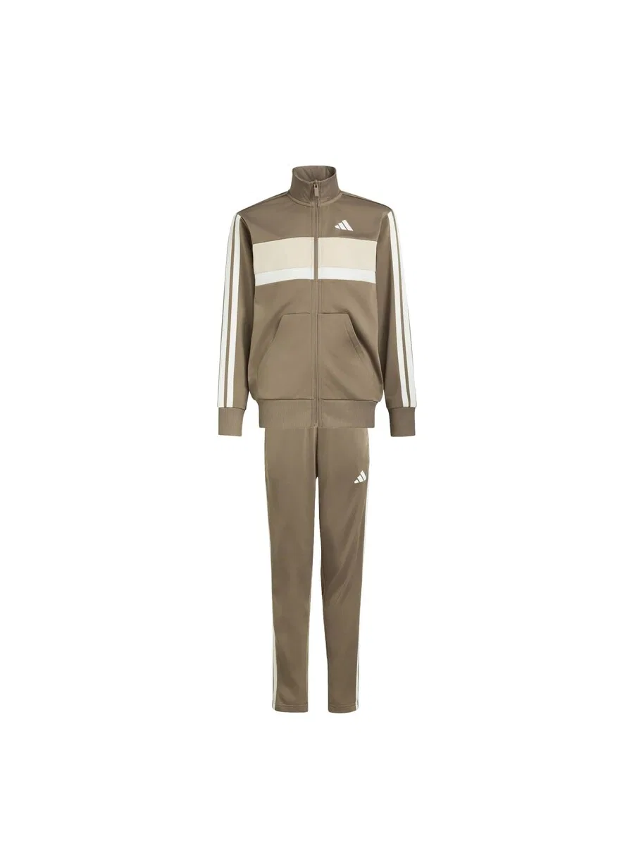 Спортивный костюм ADIDAS SPORTSWEAR 'Seasonal Essentials Tiberio' цвета хаки
