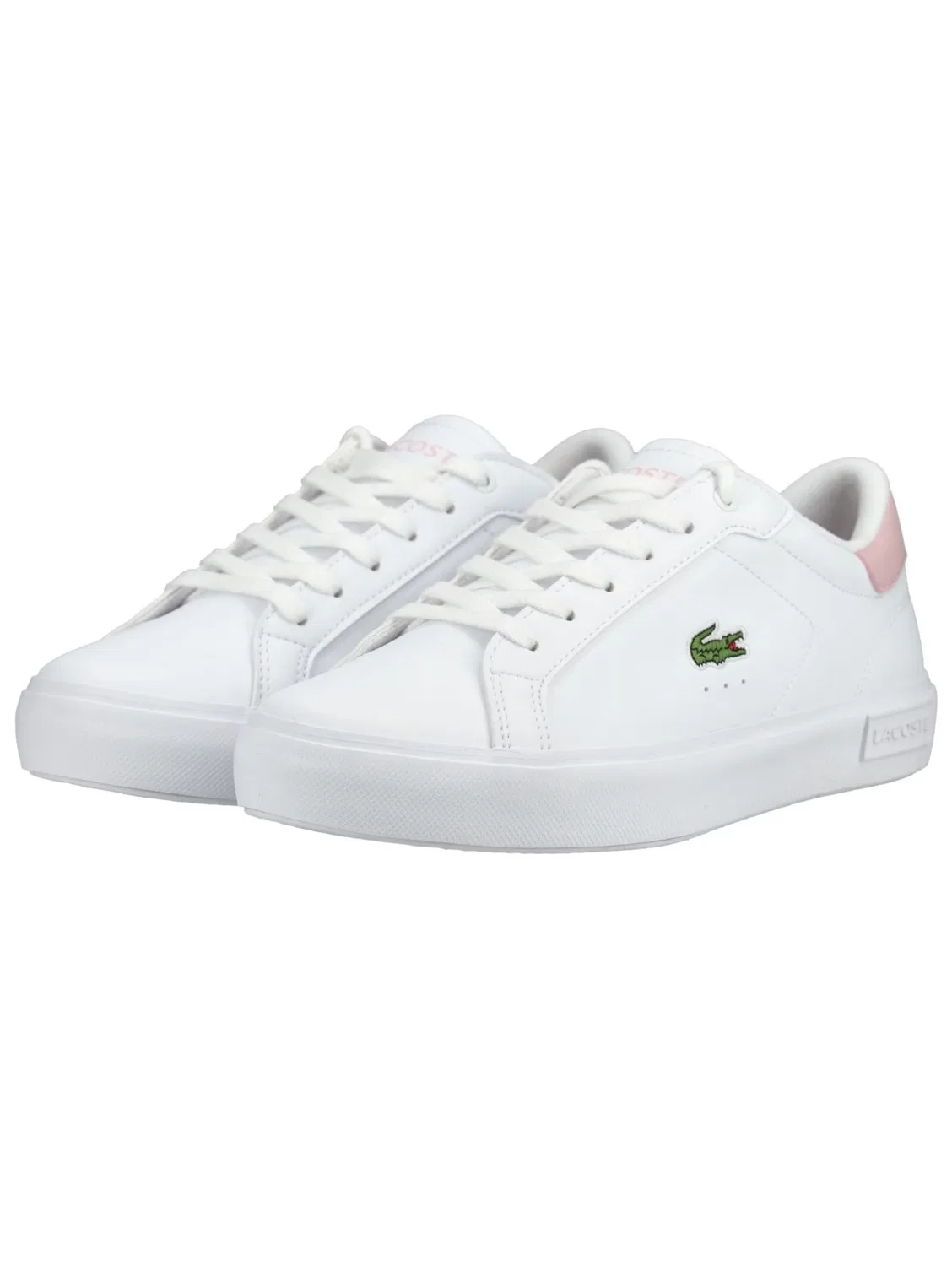 Кроссовки Lacoste белого цвета — фото 4