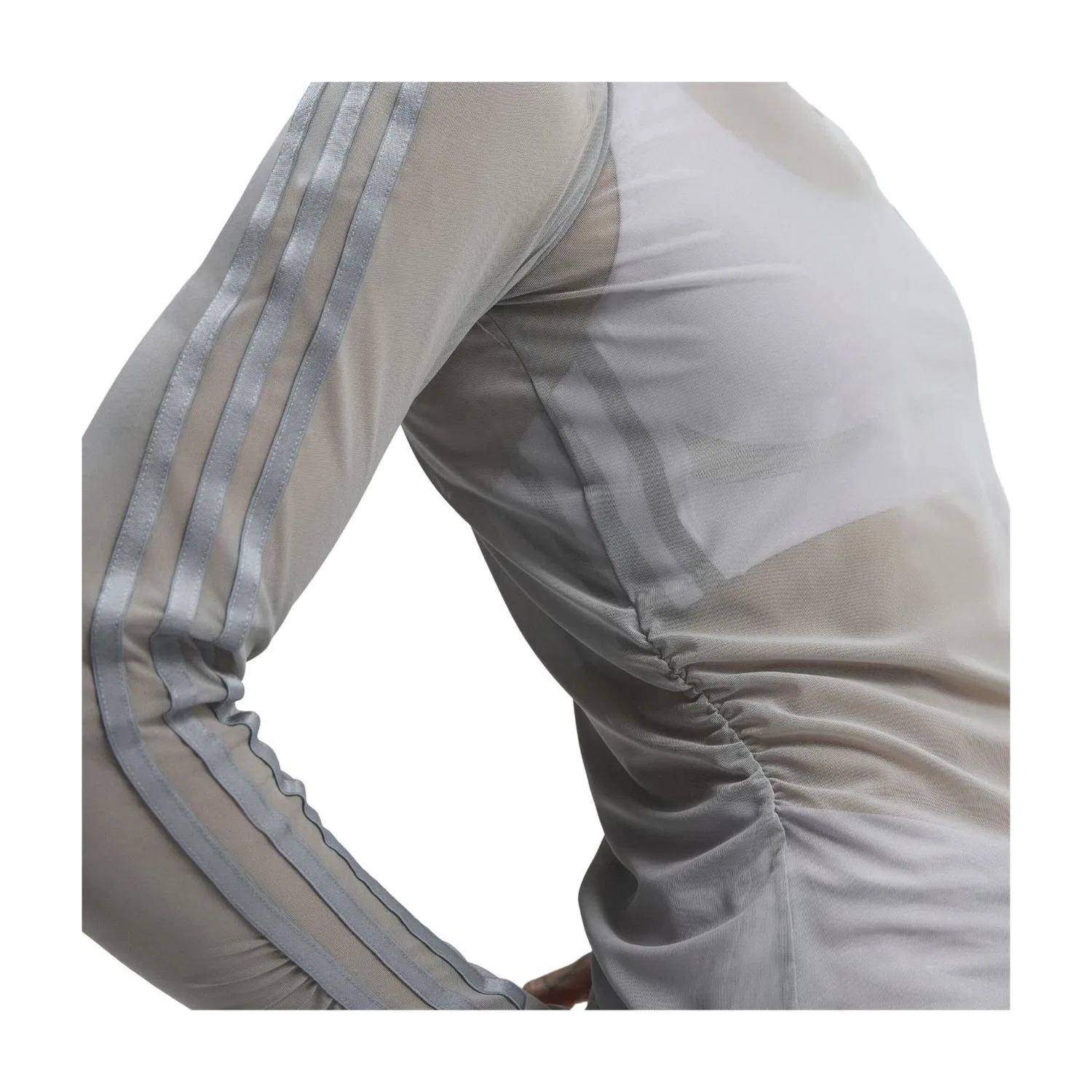 Женская футболка с длинным рукавом Adidas Sport Longsleeve Shirt Grey Three, серый — фото 2