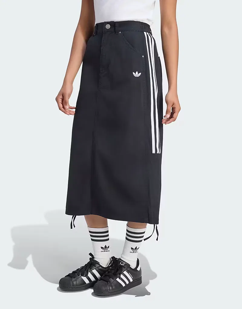 Юбка Adidas Originals Parachute, черный