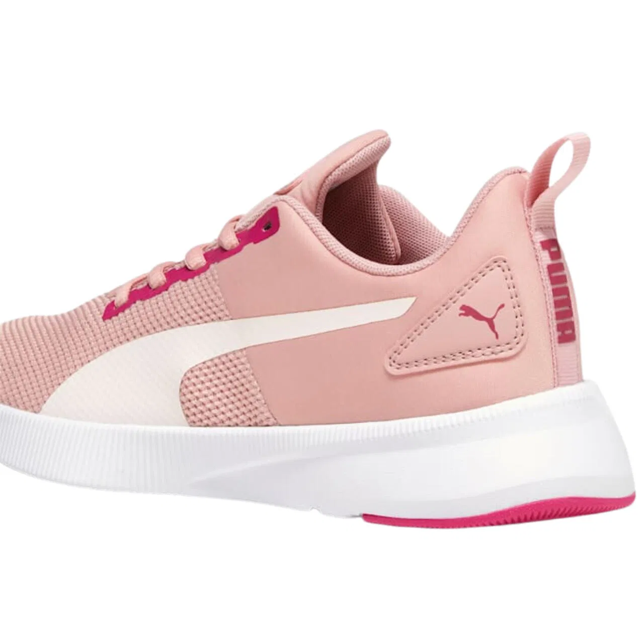 Детские кроссовки с логотипом Flyer Puma, Weiß Begonienrosa Blasses Korallenorange — фото 2